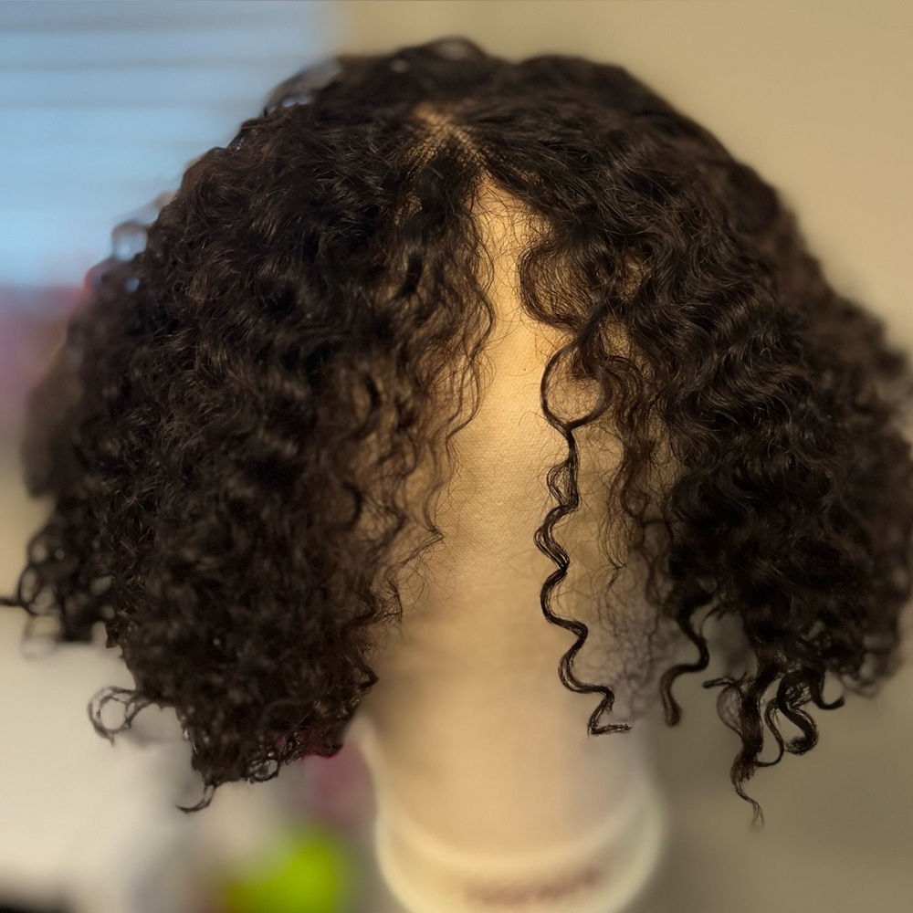 Natural Curl 10” Human Hair Wig